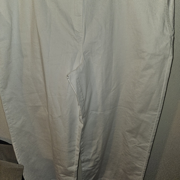 Eileen Fisher Womans White Wide Leg Pants Size 2x - Picture 3 of 11